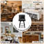 Tabourets de bar modernes pivotants à 360 ° rembourrés avec dossier, chaises pour îlot de cuisine et bar (ensemble de 2)-714654928-714654935