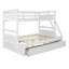 Lit superposé simple sur 2 tiroirs Greabe-608559414