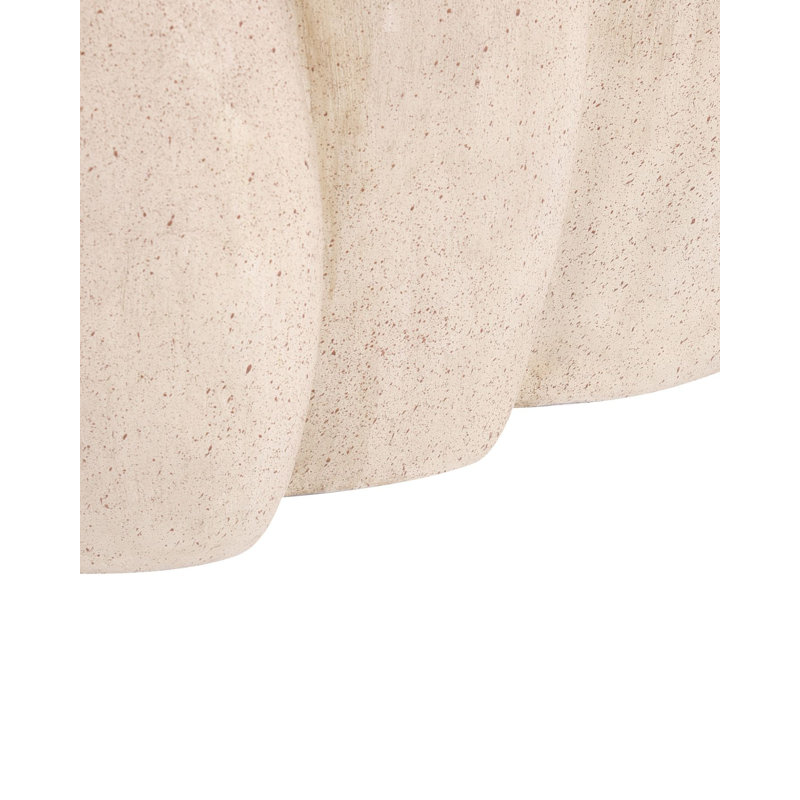 ARKLE Weather Resistant Floor Fountain with Light, Beige