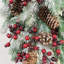 Ornement Ansuma fait à la main en sapin et pommes de pin décoratives pour Noël