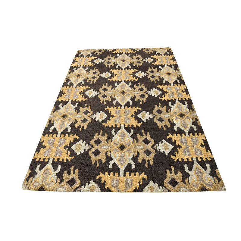 Tapis noir 5 x 8 Pineland