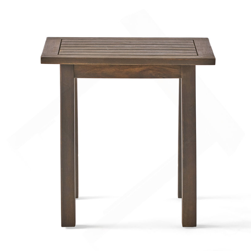 Wood End Table