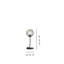 Puppet Table Lamp P Amber Transparent Matt Black 1 G9 Ul-1219643436-1219643437