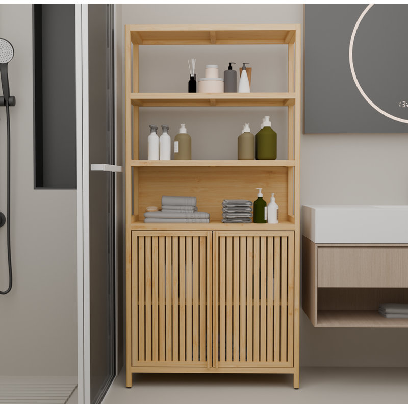 Support de rangement multi-scène haute capacité à deux portes de 38 pouces de hauteur