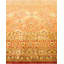Tapis orange noué à la main de conception unique 8 pi 4 po x 10 pi 1 po Keenan