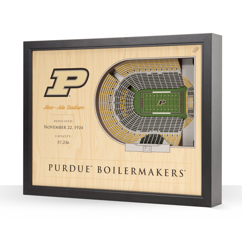 Traditional Entertainment Wall Decor, Purdue Boilermakers Ross-Ade Stadium