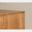 Meuble audio-visuel simple en bois de cerisier