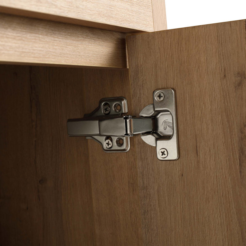 Meuble-lavabo autoportant 36 po et 2 portes d'armoire à fermeture en douceur, seulement meuble-lavabo sans comptoir