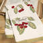 Cherry Cotton Floral Tea Towel