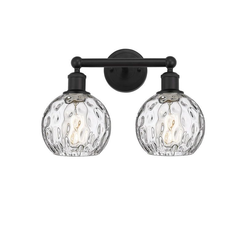 Éclairage pour meuble-lavabo de salle de bain 15 lumières Cambria, Noir mat