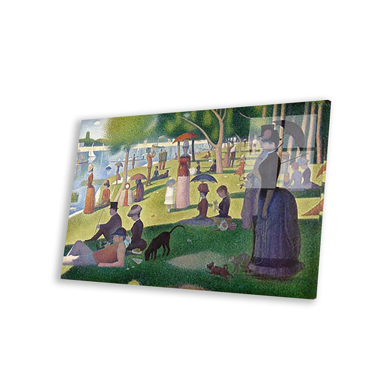 Dimanche après-midi sur l'île de La Grande Jatte par Georges Seurat - impression sans cadre, H 24 po x l 32 po x P 0,25 po