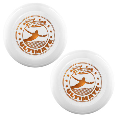 Disque volant Wham-O Frisbee officiel ultime 175g, 10,75 pouces, formation professionnelle, paquet de 2
