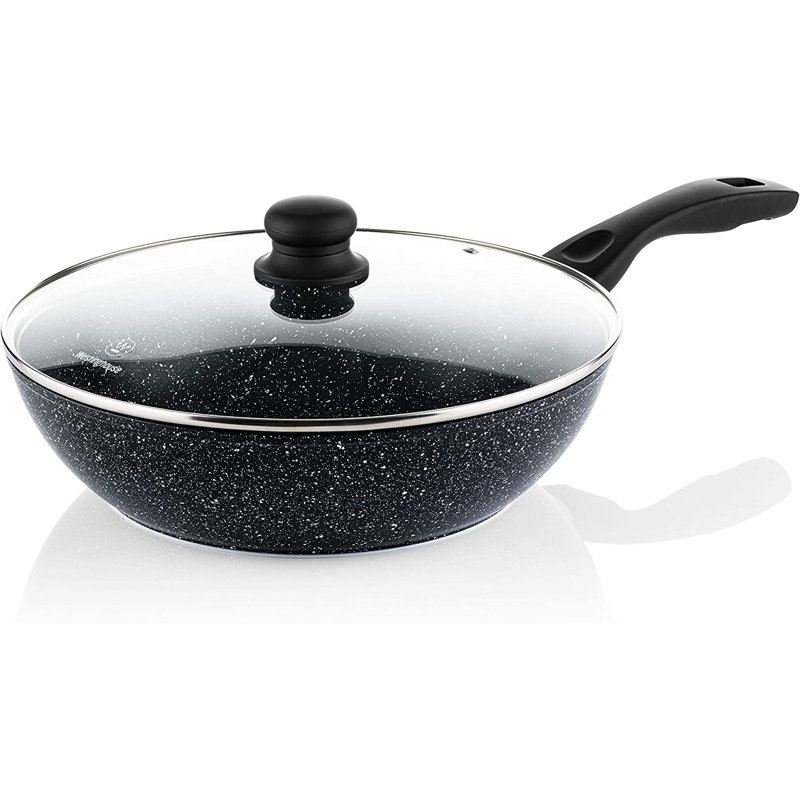 Westinghouse Wok Non Stick 30 cm Marble, Black