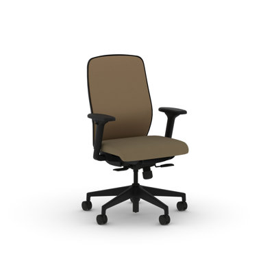 HON Nucleus Mesh Ergonomic Office Chair, Standard Tilt, Black Frame, Quicksand