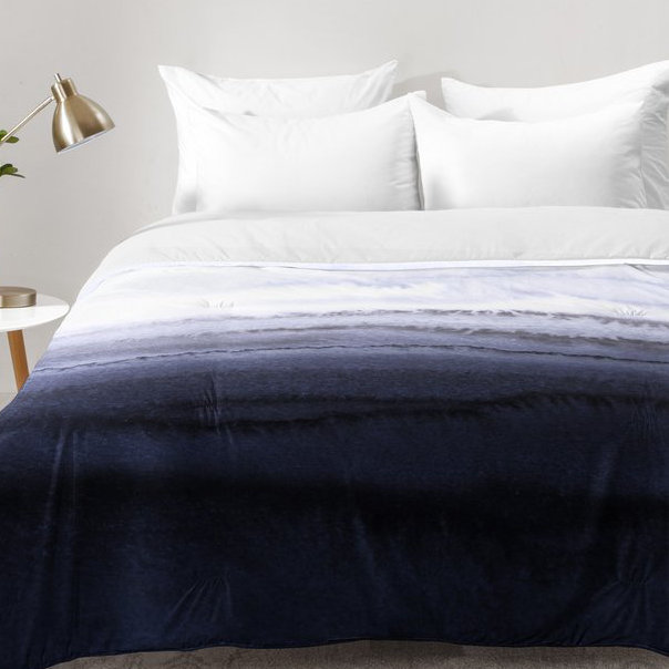 Monika Strigel Modern & Contemporary Polyester Abstract Comforter, Twin XL Comforter + 1 Standard Sham