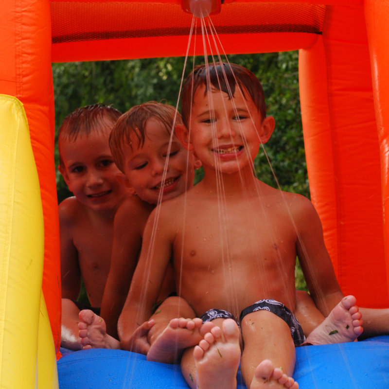 Kidwise Large Multicolor Inflatable Summer Blast Waterpark