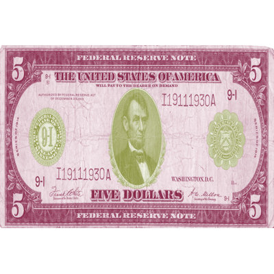 Modern Currency II by Vision Studio - Wrapped Canvas Print