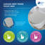 Wood Soft Close Toilet Seat, Flexi-Fix Hinges (Grey Lugano)