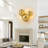 3 - Light Gold Flush Mounted Integrated LED Wall Sconce