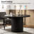 Oldham Modern Fluted Dining Table