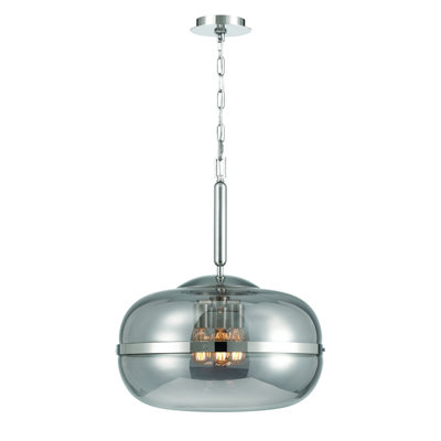Luminaire suspendu Nottingham en nickel