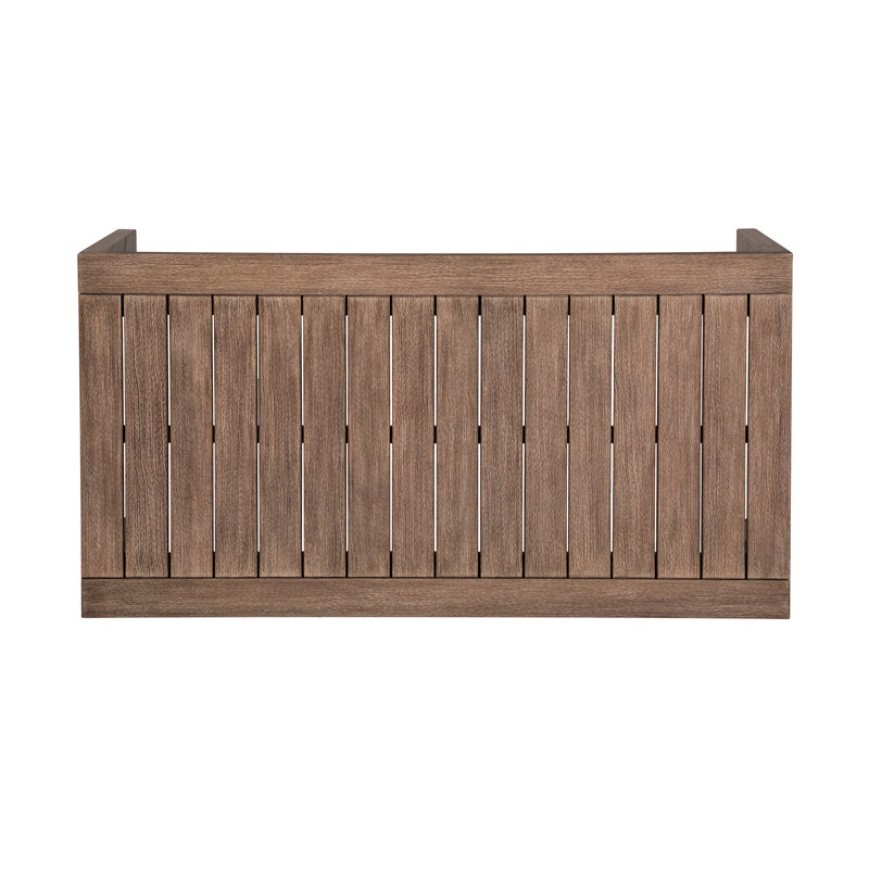 Chaudry 52'' Wood Outdoor Coffee Table