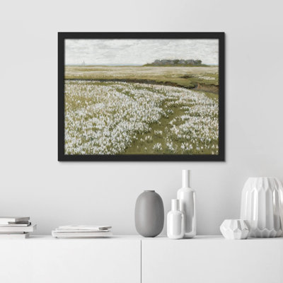 «White Flower Countryside Farm» sur papier