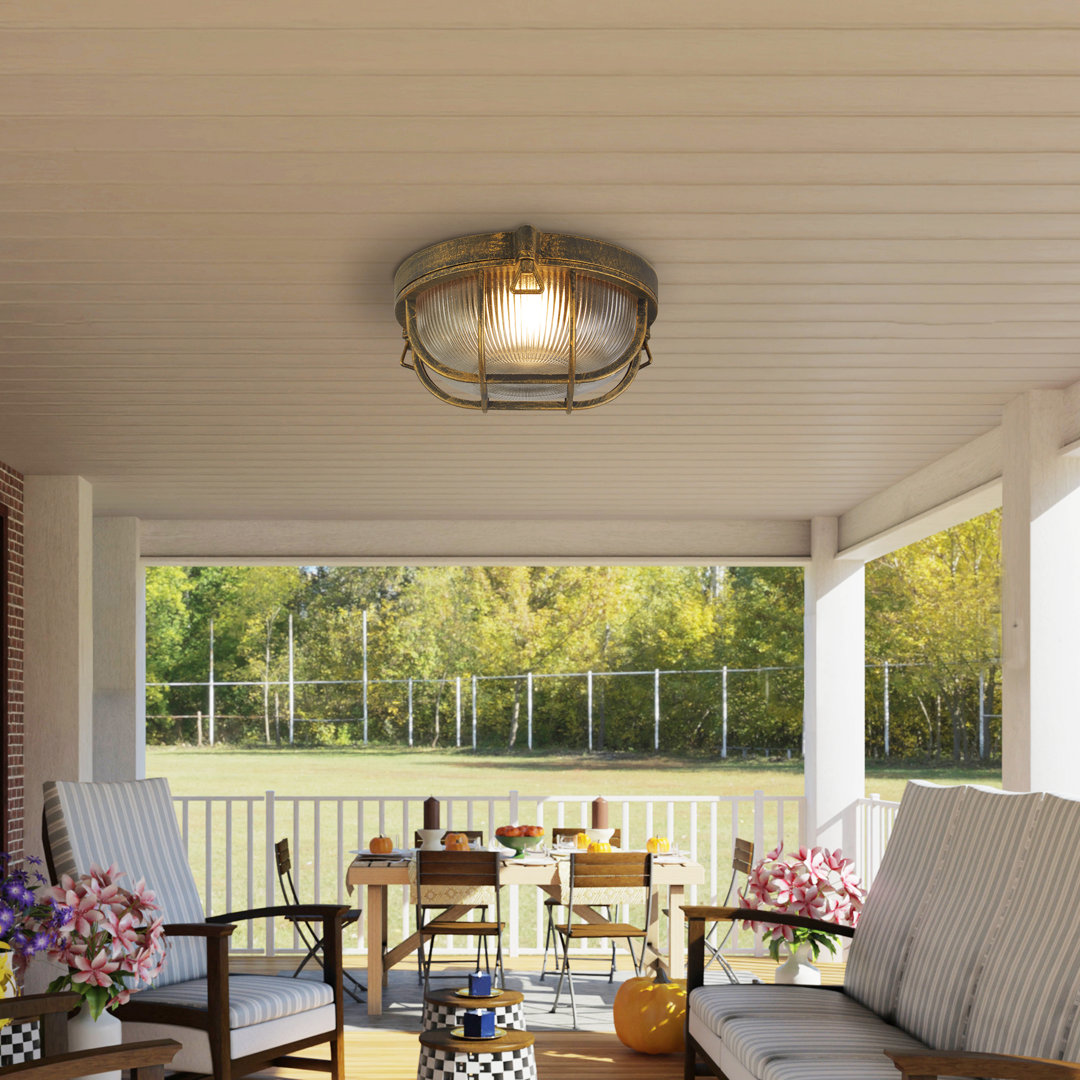 Clift 1;1 - Bulb 26.5cm H Outdoor Flush Mount