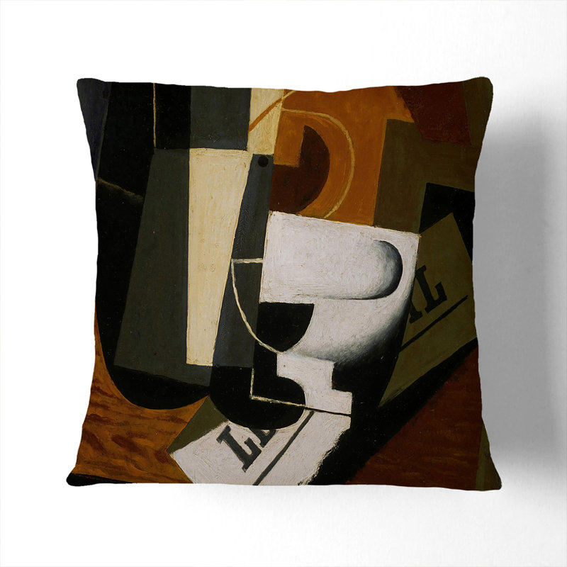Coffeepot Scatter Cushion, 40cm H x 40cm W x 15cm D, Stone