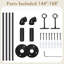 Tringle à rideaux ajustable 1 po Minter-1155811097