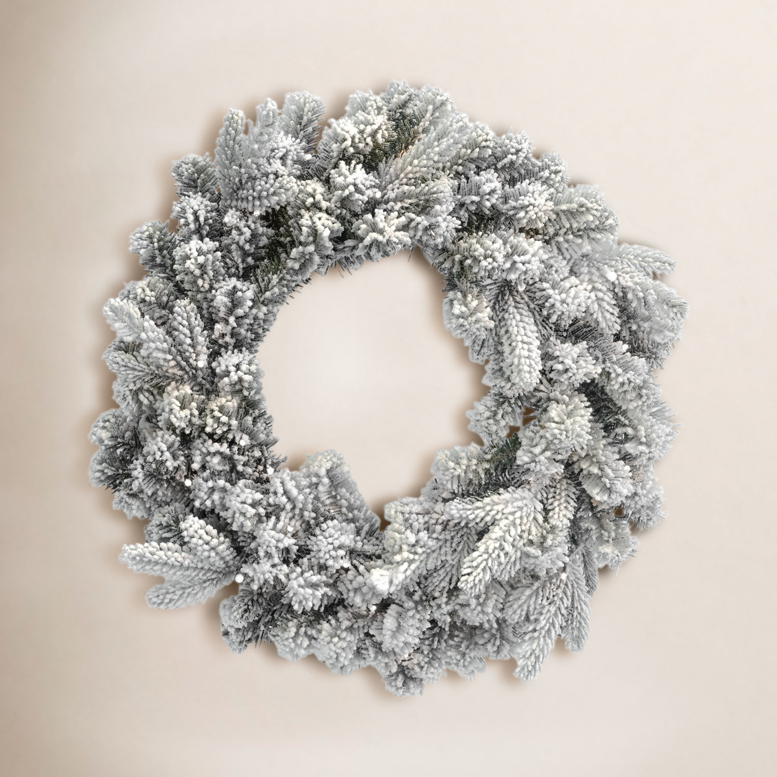 Hardej Faux Pine Lighted Wreath