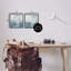Voilier, flotte, ensemble de 2 estampes encadrées, design par Sally Swatland-114317436-114317437