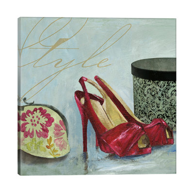 « style chaussures », reproduction sur toile
