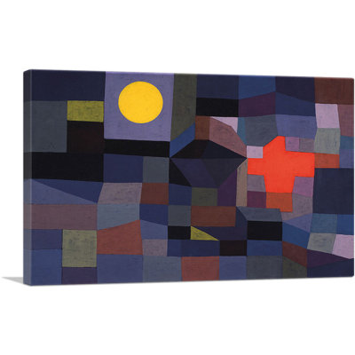 " Fire at Full Moon 1933 " by Paul Klee Oil Print