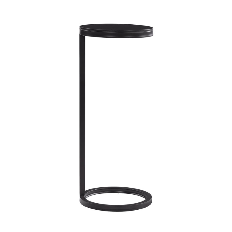 Yancey Round Metal Accent Table