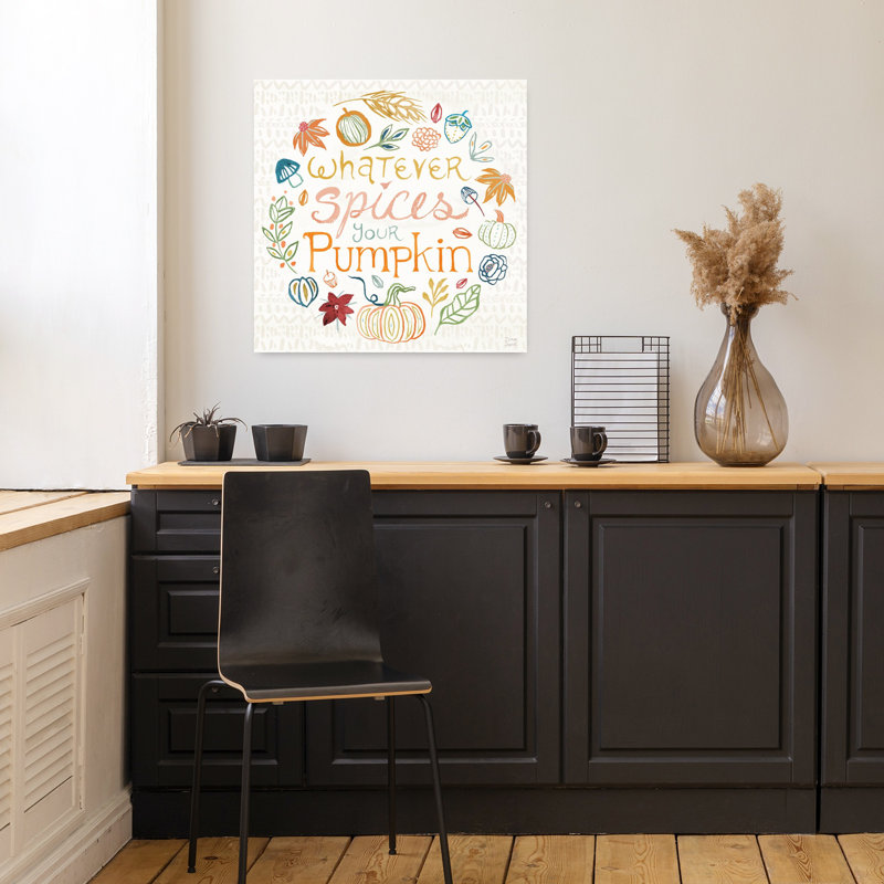 Moisson fantaisiste Harvest, art abstrait d'automne, H 18 po x l 18 po