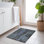 Tapis bleu intérieur / extérieur lavable à la machine Claudian ACN1648