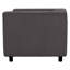 Upholstered Corduroy Club Chair-1420975107