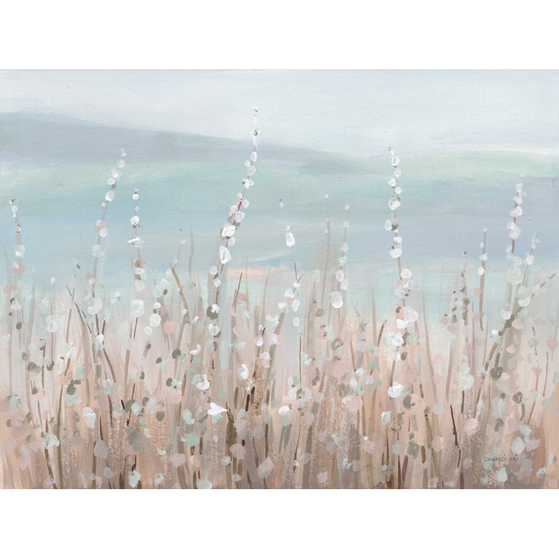 «Coastal Morning Blooms» - Impression sur toile tendue, H 18 po x l 24 po