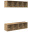 TV Cabinet Set 3 Pcs Engineered Wood-258398400