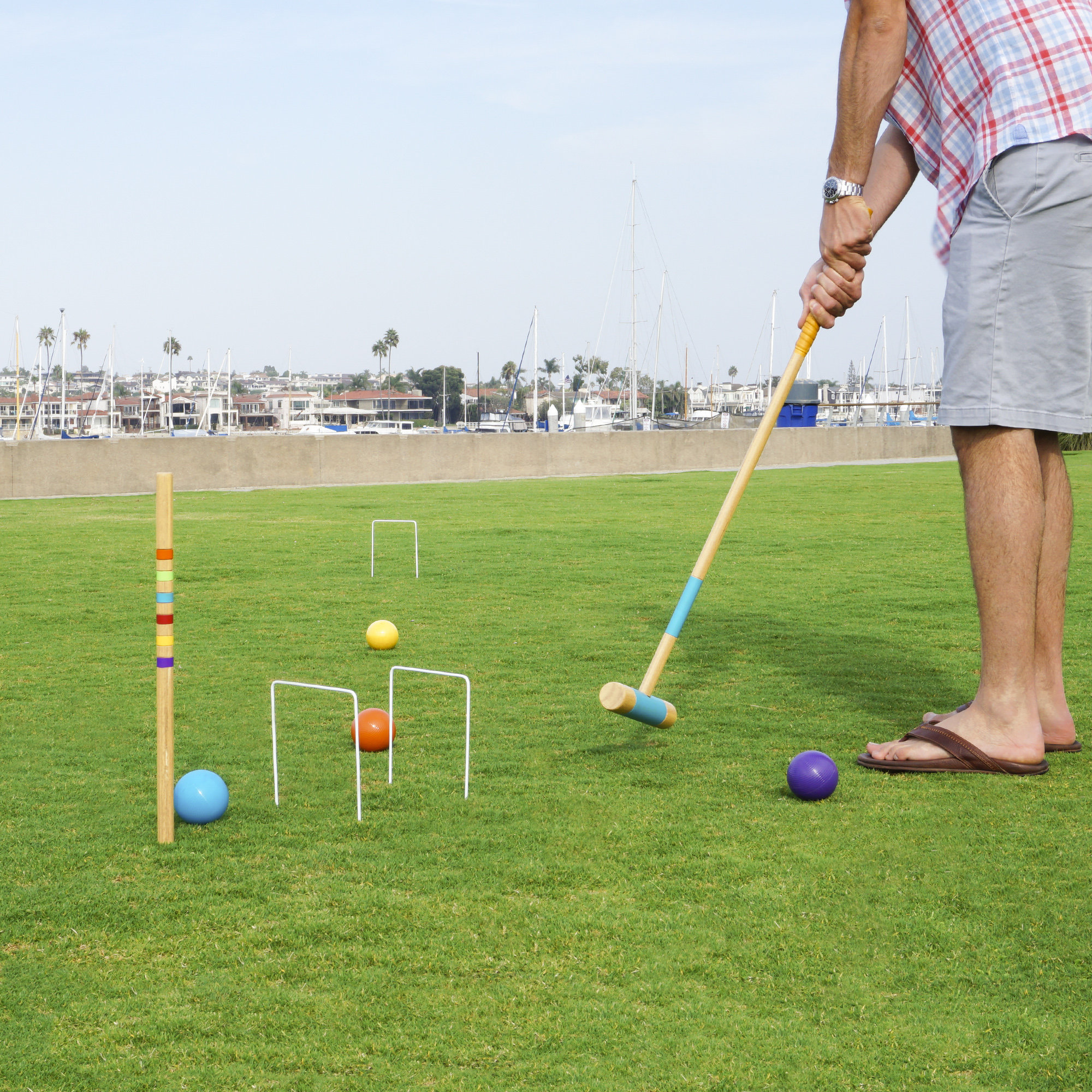 Premium Croquet Set with Carrying Case