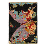 One-of-a-Kind Rectangle 3'4" X 4'11" Hand Knotted Area Rug