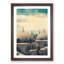 Hagia Sophia in Istanbul in Abstract - Picture Frame Graphic Art Print-55737740-55737736