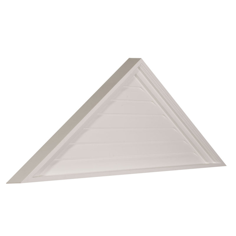 18"H x 72"W x 2 1/8"D Triangle Gable Vent