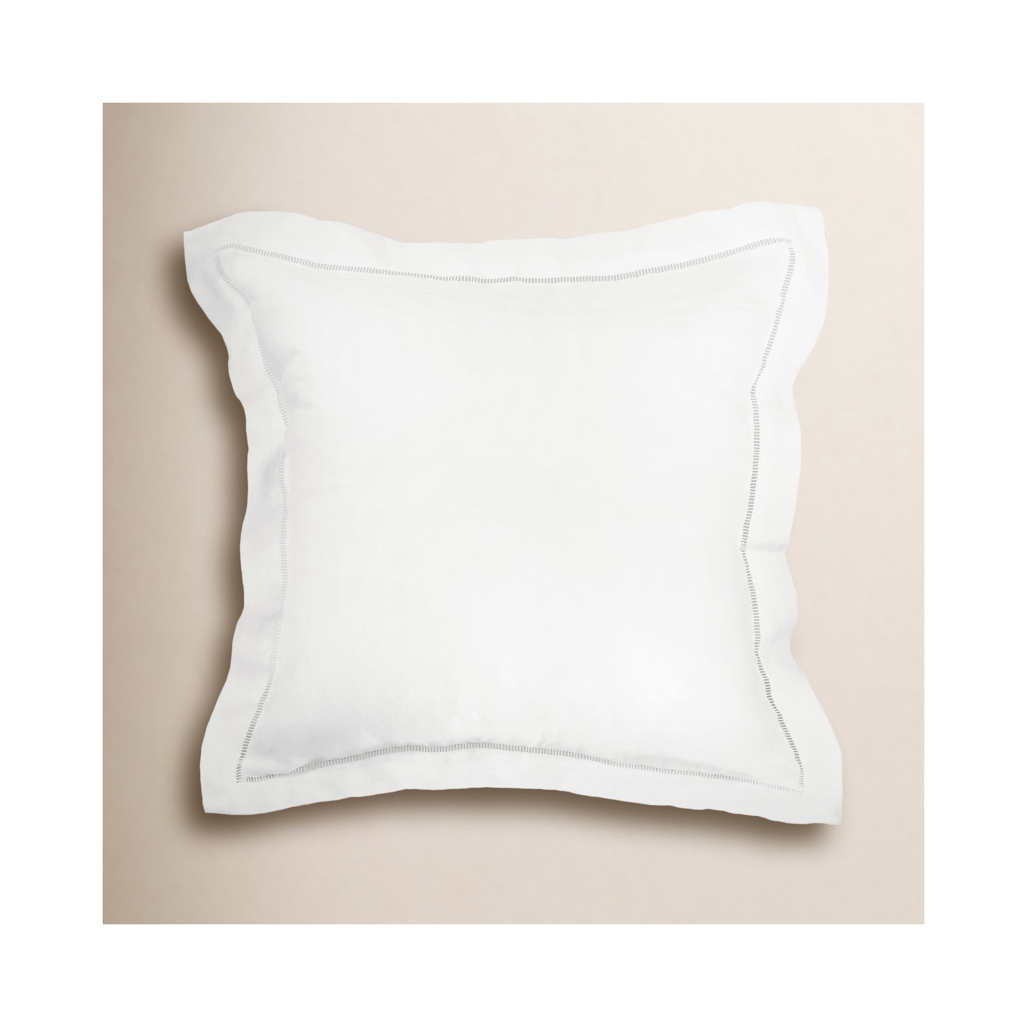 Aubria Linen Sham Set, Euro, White