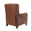 Fauteuil inclinable manuel en cuir véritable l 32,68 po Polestra-75689587