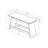 Jasmine Grey Bar bench