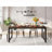 71'' Industrial Dining Table for 6-8