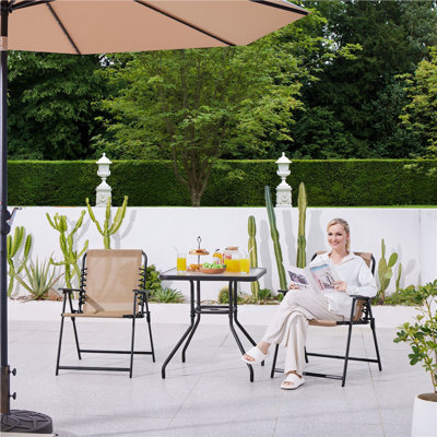 Parral Foldable Outdoor Patio Dining Armchair