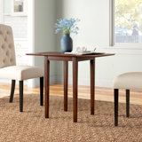 Flavia Drop Leaf Solid Wood Dining Table